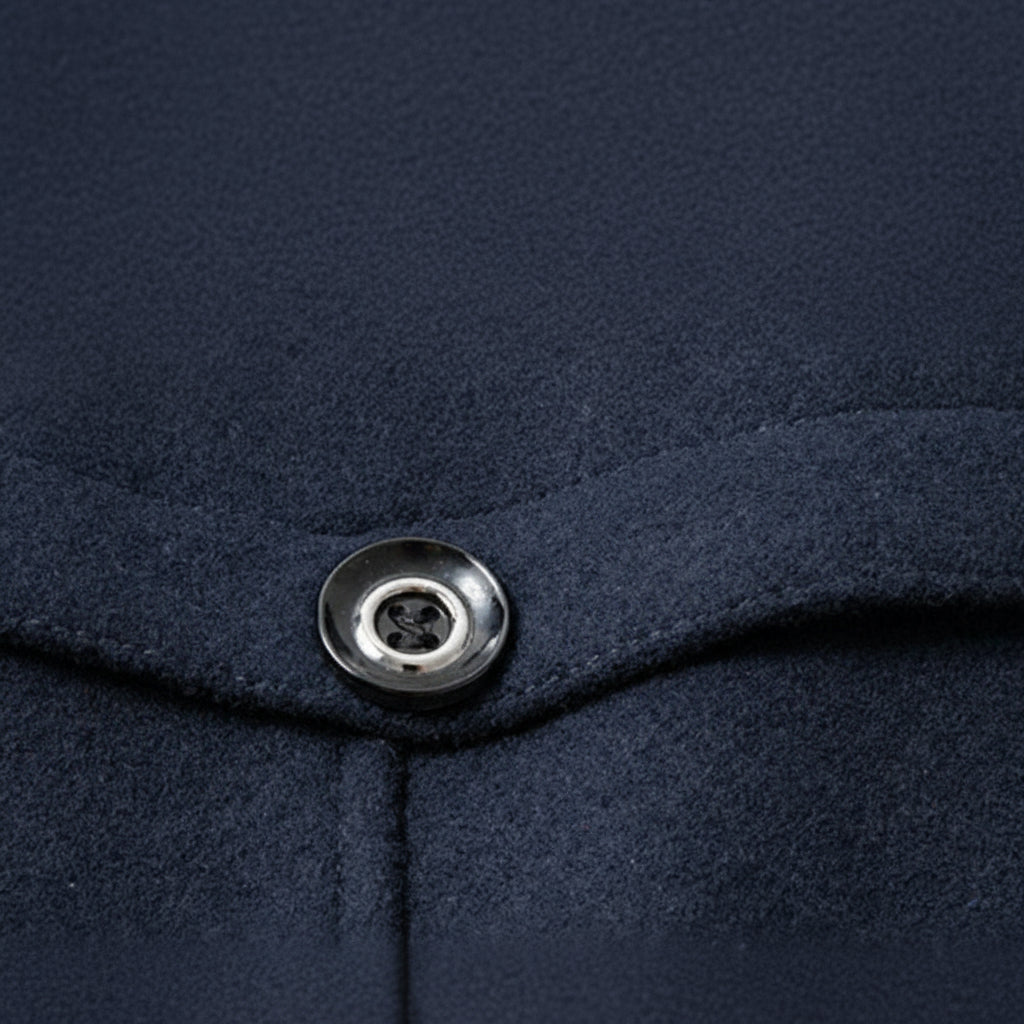 WoolGuard™ Peaky Blinders Kurtka Zimowa | Luksusowy Trenchcoat z Podwójnym Kołnierzem dla Mężczyzn – Ciepły i Stylowy na Zimę